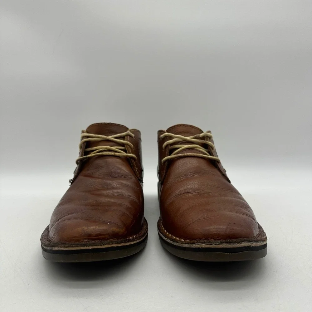 Kenneth‎ Cole Reaction Desert Sun Mens Size 9M Brown Leather Chukka Boots